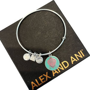 Alex and Ani  The Way Home Charm Bangle Bracelet